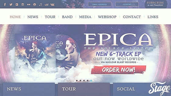 Music EPICA Official Website
